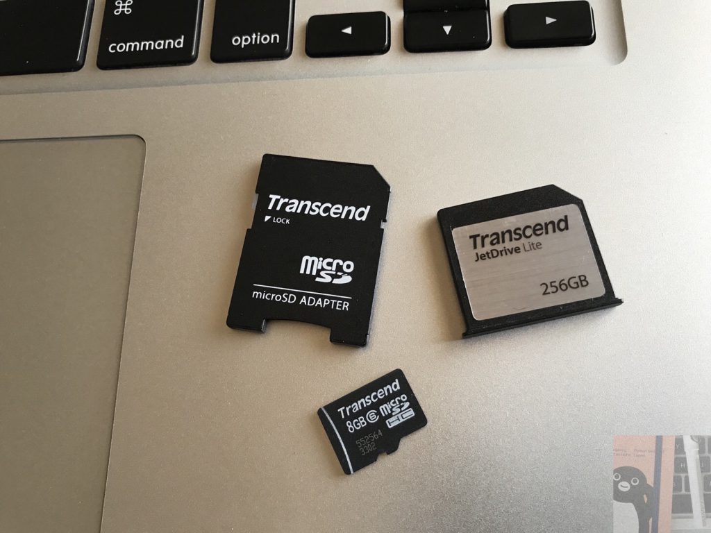 microSDカードに差し替え......。